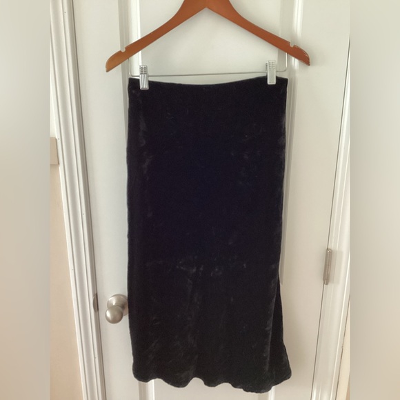 SilkLand Petite Black Dress/Skirt Velvet - Picture 1 of 2